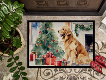 Load image into Gallery viewer, Golden Retriever Cozy Christmas Doormat - Large 24x36 – Indoor/Outdoor Floor Mat with Artistic Flair