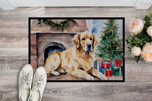 Load image into Gallery viewer, Golden Retriever Cozy Christmas Doormat - 18X27 Indoor / Outdoor Rug | Made in USA