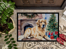 Load image into Gallery viewer, Golden Retriever Cozy Christmas Doormat - 18X27 Indoor / Outdoor Rug | Made in USA