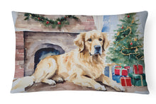 Load image into Gallery viewer, Golden Retriever Cozy Christmas Throw Pillow