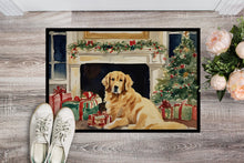 Load image into Gallery viewer, Golden Retriever Cozy Christmas Doormat - Large 24x36 – Indoor/Outdoor Floor Mat with Artistic Flair