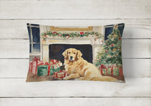 Load image into Gallery viewer, Golden Retriever Cozy Christmas Throw Pillow