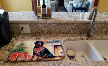 Load image into Gallery viewer, Gordon Setter Cozy Christmas Dish Drying Mat