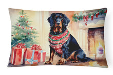 Load image into Gallery viewer, Gordon Setter Cozy Christmas Throw Pillow