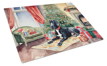 Load image into Gallery viewer, Great Dane Cozy Christmas Glass Cutting Boards – Durable, Decorative Kitchen Art Large