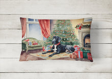 Load image into Gallery viewer, Great Dane Cozy Christmas Throw Pillow