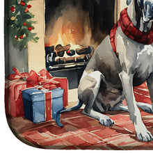 Load image into Gallery viewer, Great Dane Cozy Christmas Dish Drying Mat