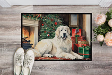 Load image into Gallery viewer, Great Pyrenees Cozy Christmas Doormat - 18X27 Indoor / Outdoor Rug | Made in USA