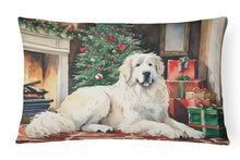 Load image into Gallery viewer, Great Pyrenees Cozy Christmas Throw Pillow