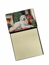 Load image into Gallery viewer, Great Pyrenees Cozy Christmas Sticky Note Holder- Refiilable Desk Accessory Note Pad