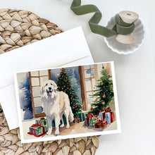 Load image into Gallery viewer, Great Pyrenees Cozy Christmas Greeting Cards - Blank Note Cards – 8-Pack of Artist-Designed Cards with Envelopes