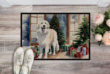 Load image into Gallery viewer, Great Pyrenees Cozy Christmas Doormat - 18X27 Indoor / Outdoor Rug | Made in USA