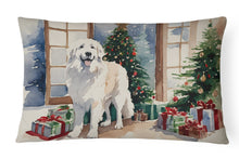 Load image into Gallery viewer, Great Pyrenees Cozy Christmas Throw Pillow