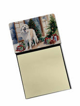 Load image into Gallery viewer, Great Pyrenees Cozy Christmas Sticky Note Holder- Refiilable Desk Accessory Note Pad