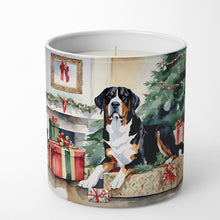 Load image into Gallery viewer, Greater Swiss Mountain Dog Cozy Christmas Decorative Soy Candle