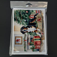 Load image into Gallery viewer, Greater Swiss Mountain Dog Cozy Christmas Greeting Cards - Blank Note Cards – 8-Pack of Artist-Designed Cards with Envelopes