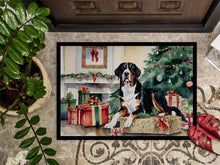 Load image into Gallery viewer, Greater Swiss Mountain Dog Cozy Christmas Doormat