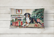 Load image into Gallery viewer, Greater Swiss Mountain Dog Cozy Christmas Throw Pillow