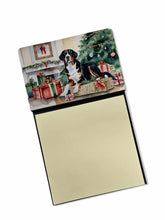 Load image into Gallery viewer, Greater Swiss Mountain Dog Cozy Christmas Sticky Note Holder- Refiilable Desk Accessory Note Pad