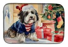 Load image into Gallery viewer, Havanese Cozy Christmas Dish Drying Mat
