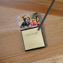Load image into Gallery viewer, Havanese Cozy Christmas Sticky Note Holder- Refiilable Desk Accessory Note Pad