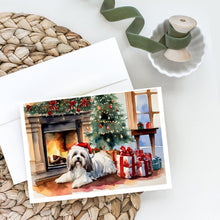 Load image into Gallery viewer, Havanese Cozy Christmas Greeting Cards - Blank Note Cards – 8-Pack of Artist-Designed Cards with Envelopes
