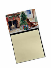 Load image into Gallery viewer, Irish Setter Cozy Christmas Sticky Note Holder- Refiilable Desk Accessory Note Pad