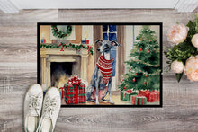 Load image into Gallery viewer, Italian Greyhound Cozy Christmas Doormat