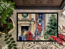 Load image into Gallery viewer, Italian Greyhound Cozy Christmas Doormat