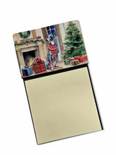 Load image into Gallery viewer, Italian Greyhound Cozy Christmas Sticky Note Holder- Refiilable Desk Accessory Note Pad