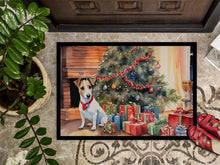 Load image into Gallery viewer, Jack Russell Terrier Cozy Christmas Doormat-24x36 Indoor / Outdoor Rug | Made in USA
