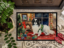 Load image into Gallery viewer, Japanese Chin Cozy Christmas Doormat - 18X27 Indoor / Outdoor Rug | Made in USA