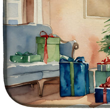 Load image into Gallery viewer, Japanese Chin Cozy Christmas Dish Drying Mat