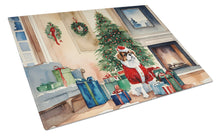 Load image into Gallery viewer, Japanese Chin Cozy Christmas Glass Cutting Boards – Durable, Decorative Kitchen Art Large
