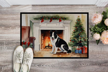 Load image into Gallery viewer, Karelian Bear Dog Cozy Christmas Doormat-24x36 Indoor / Outdoor Rug | Made in USA