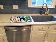 Load image into Gallery viewer, Karelian Bear Dog Cozy Christmas Dish Drying Mat