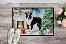 Load image into Gallery viewer, Karelian Bear Dog Cozy Christmas Doormat-24x36 Indoor / Outdoor Rug | Made in USA