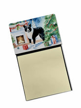 Load image into Gallery viewer, Karelian Bear Dog Cozy Christmas Sticky Note Holder- Refiilable Desk Accessory Note Pad