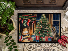 Load image into Gallery viewer, Keeshond Cozy Christmas Doormat-24x36 Indoor / Outdoor Rug | Made in USA