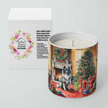 Load image into Gallery viewer, Keeshond Cozy Christmas Decorative Soy Candle