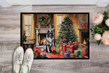 Load image into Gallery viewer, Keeshond Cozy Christmas Doormat - 18X27 Indoor / Outdoor Rug | Made in USA