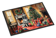 Load image into Gallery viewer, Keeshond Cozy Christmas Doormat - 18X27 Indoor / Outdoor Rug | Made in USA