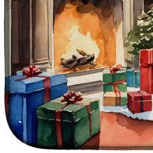 Load image into Gallery viewer, Keeshond Cozy Christmas Dish Drying Mat