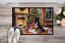 Load image into Gallery viewer, Keeshond Cozy Christmas Doormat-24x36 Indoor / Outdoor Rug | Made in USA