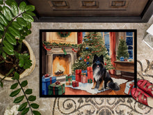 Load image into Gallery viewer, Keeshond Cozy Christmas Doormat - 18X27 Indoor / Outdoor Rug | Made in USA