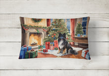 Load image into Gallery viewer, Keeshond Cozy Christmas Throw Pillow