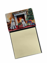 Load image into Gallery viewer, Komondor Cozy Christmas Sticky Note Holder- Refiilable Desk Accessory Note Pad