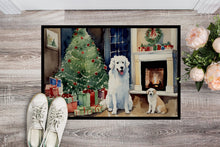 Load image into Gallery viewer, Kuvasz Cozy Christmas Doormat-24x36 Indoor / Outdoor Rug | Made in USA