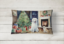 Load image into Gallery viewer, Kuvasz Cozy Christmas Throw Pillow
