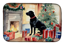 Load image into Gallery viewer, Labrador Retriever Cozy Christmas Dish Drying Mat